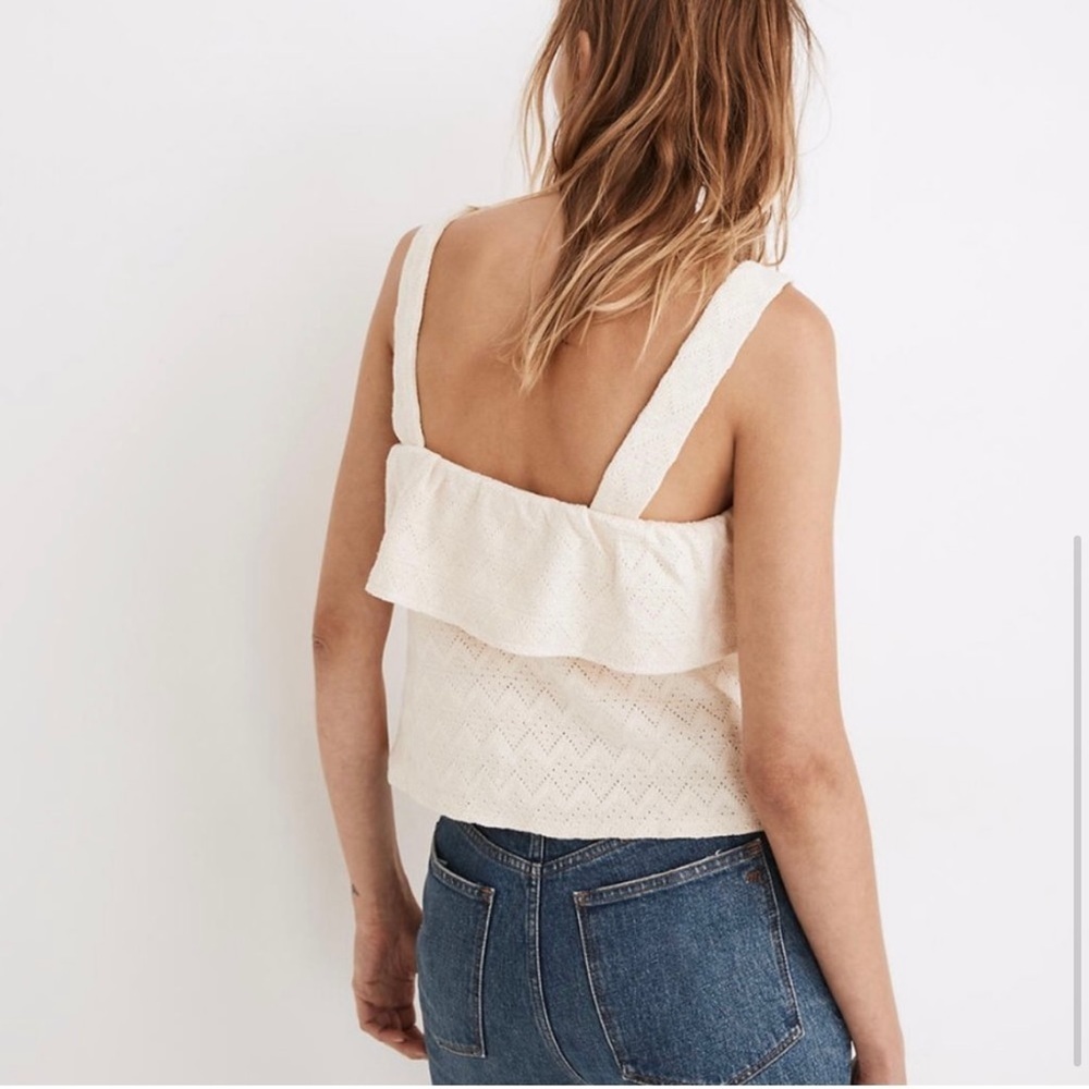 MADEWELL Ruffle Crochet Tank Top - Picture 5 of 10